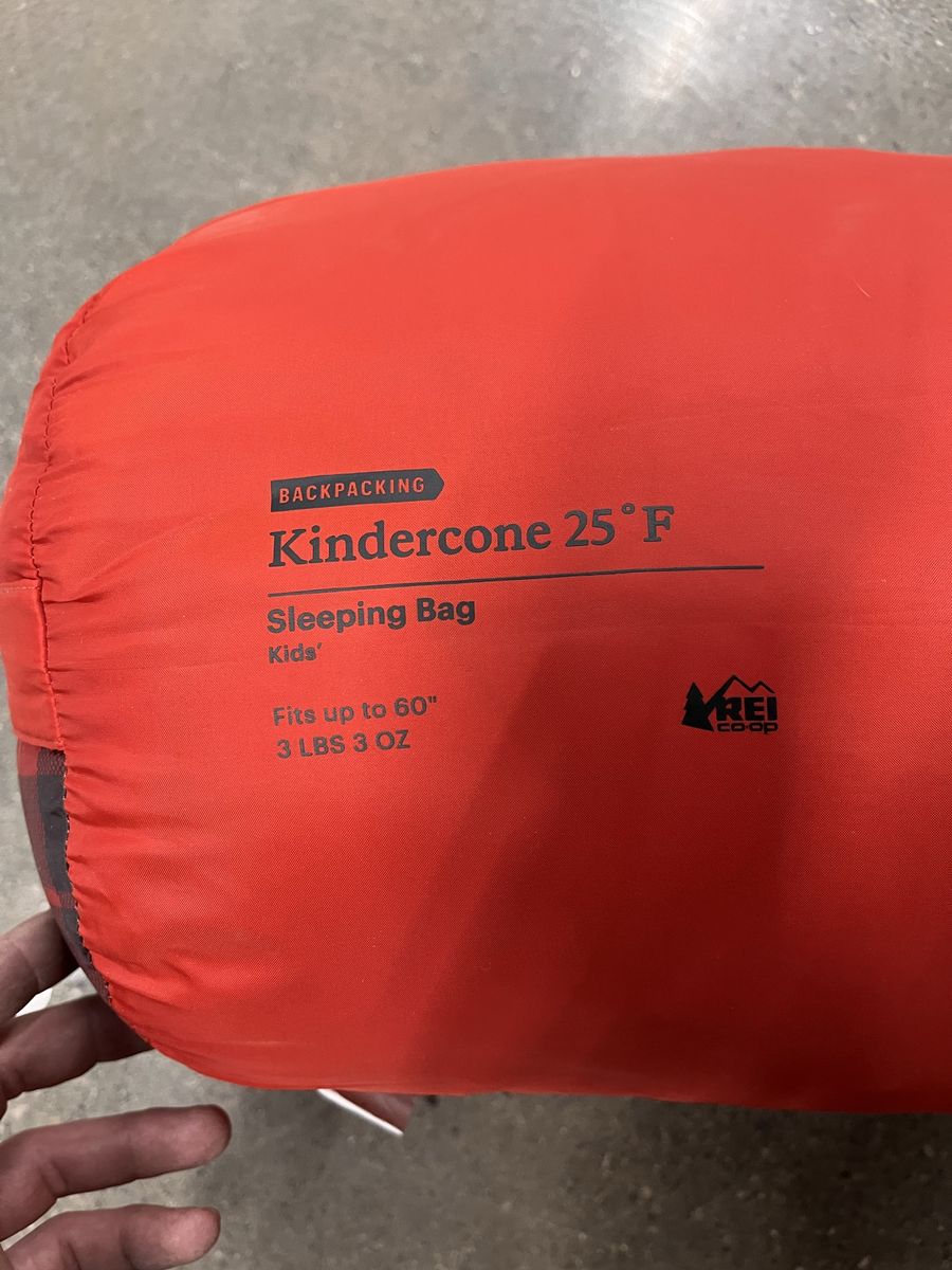 REI Co-op Kindercome 25°F Kids' Backpacking Sleeping Bag - Fits up to 60", 3lbs 3oz
