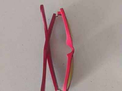 Unbranded Red Sunglasses with Yellow Lenses