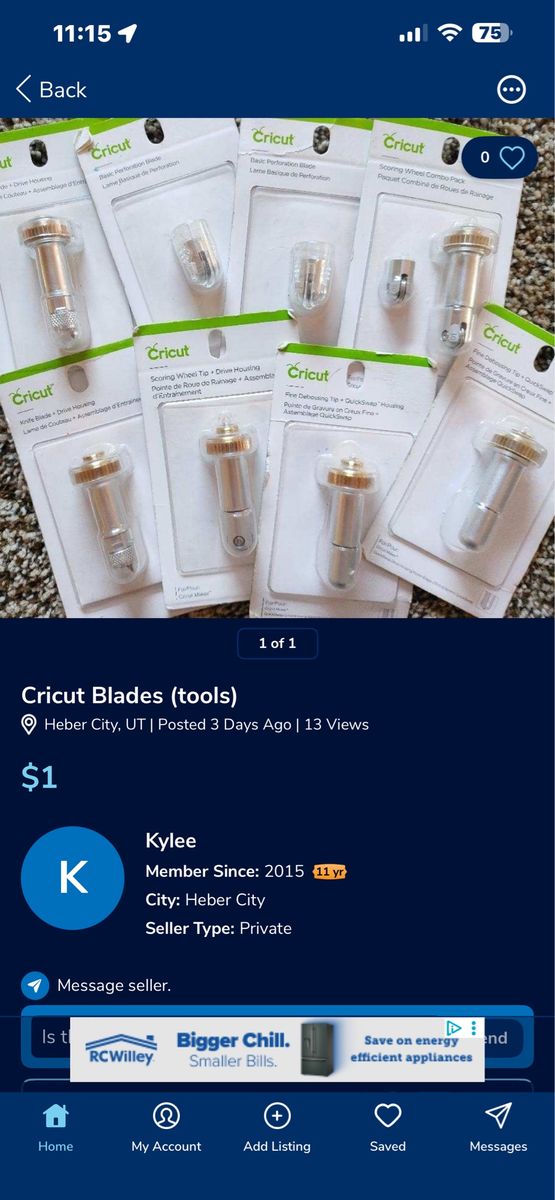 Cricut blades SCAM Alert!!!