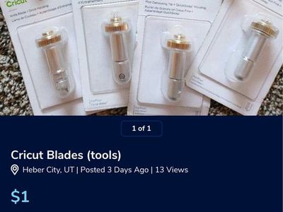 Cricut blades SCAM Alert!!!