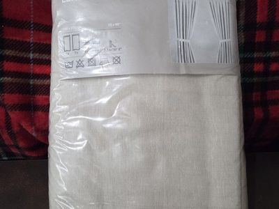 IKEA Lenda curtains with tie-backs