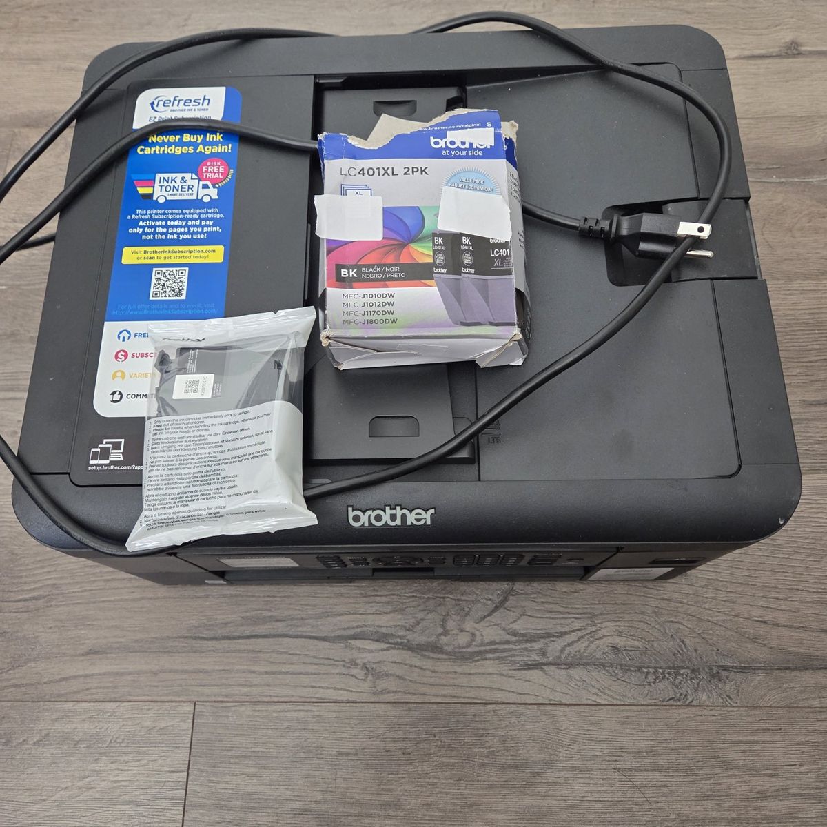 Brother Printer and ink C401XL