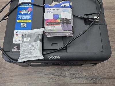 Brother Printer and ink C401XL