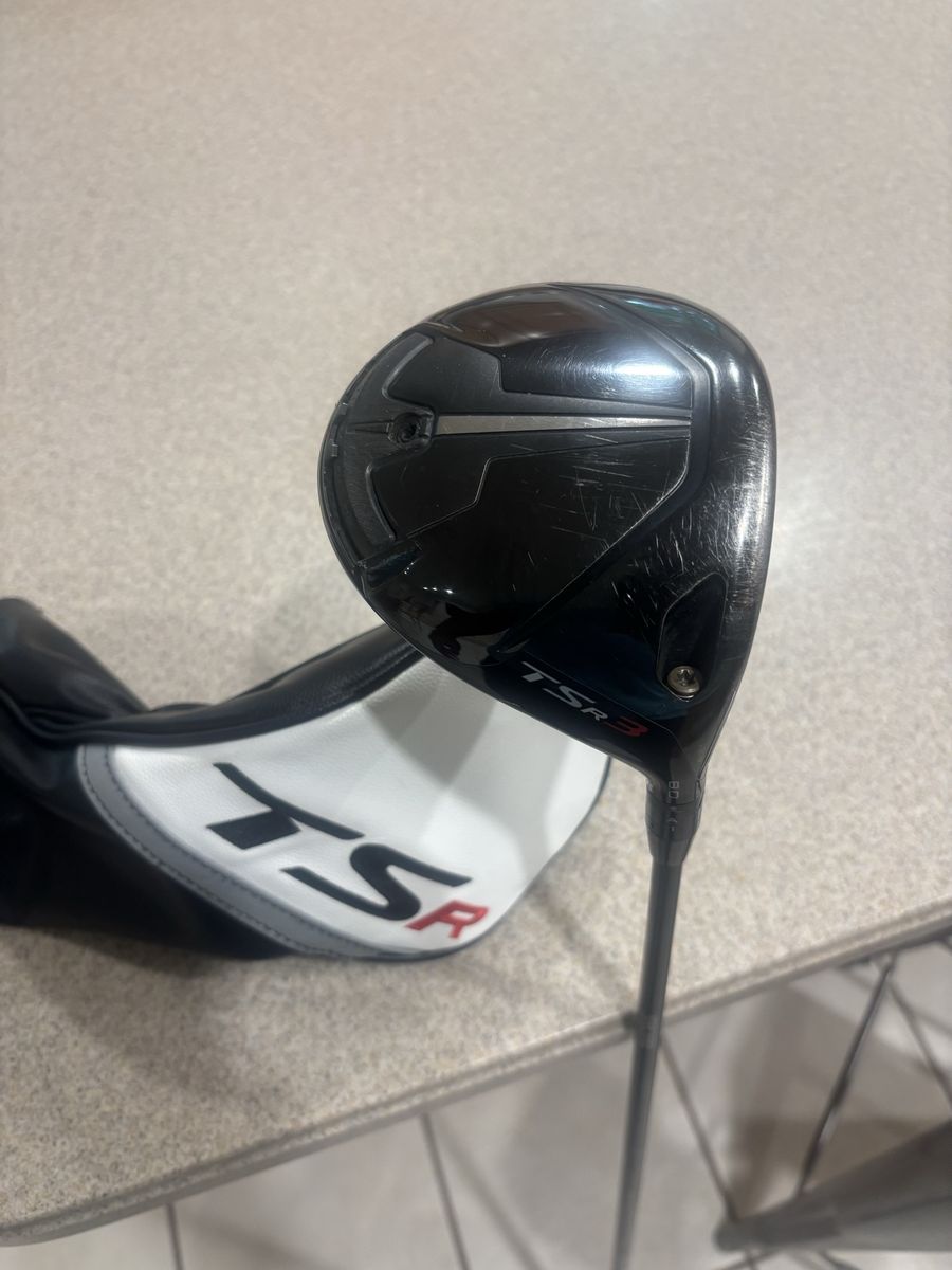 Titleist TSR3 Driver 8” with Tensei K Black 65 Flex-X Shaft and Golf Pride CP2 Pro Jumbo Grip