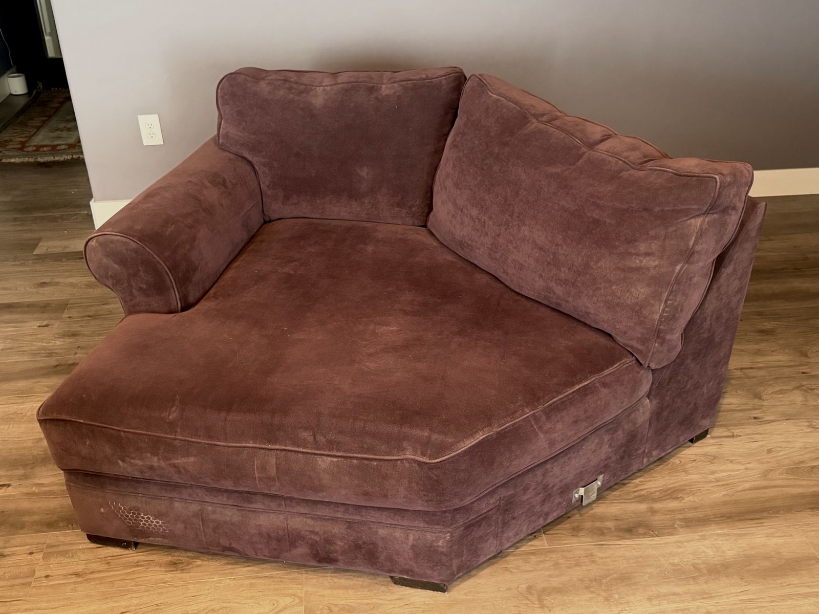 Purple Sectional Sofa Pieces