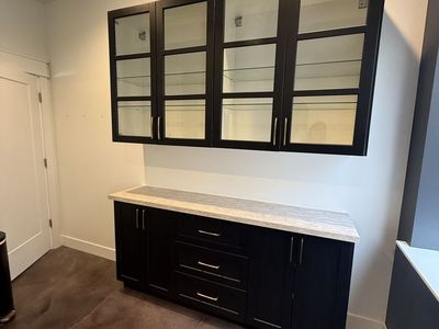 IKEA Black Cabinet Set