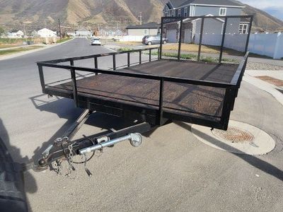 8x14 tandem axle trailer ultra light w/ brakes