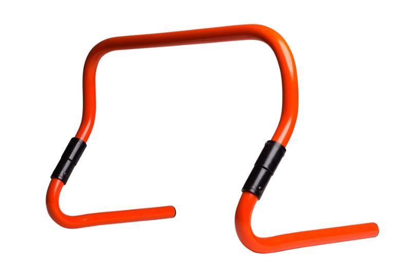 NEW! Agility Hurdles Set of 5, Adjustable Height, PVC, Orange