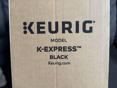 Brand New Keurig K-Express in Black Single Serve K-Cup Pod Coffee Maker, Black, 3 Brew Sizes, 42oz Removable Reservoir