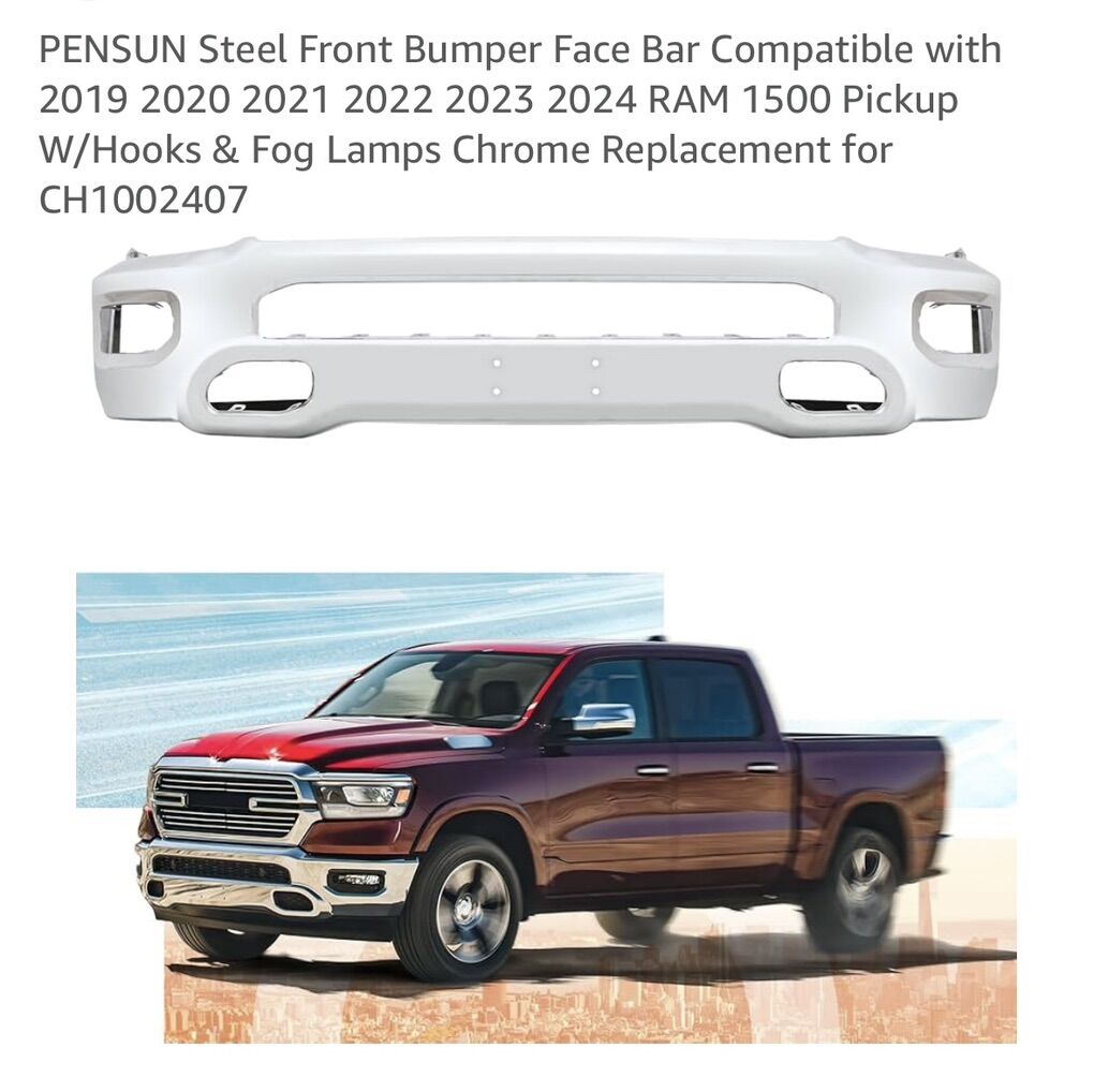 2019-2024 Ram 1500 Chrome Bumper