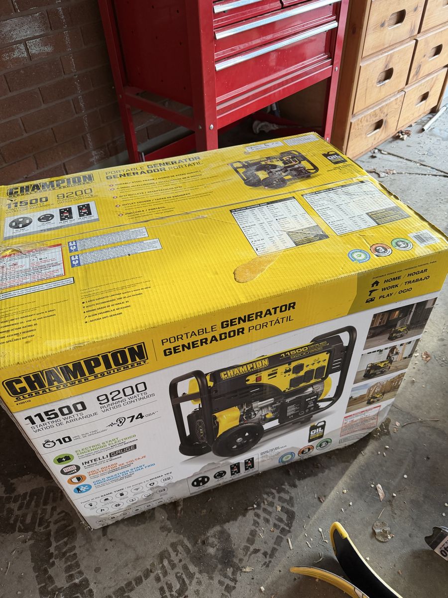 Brand New Champion 9200W/11500W Generator