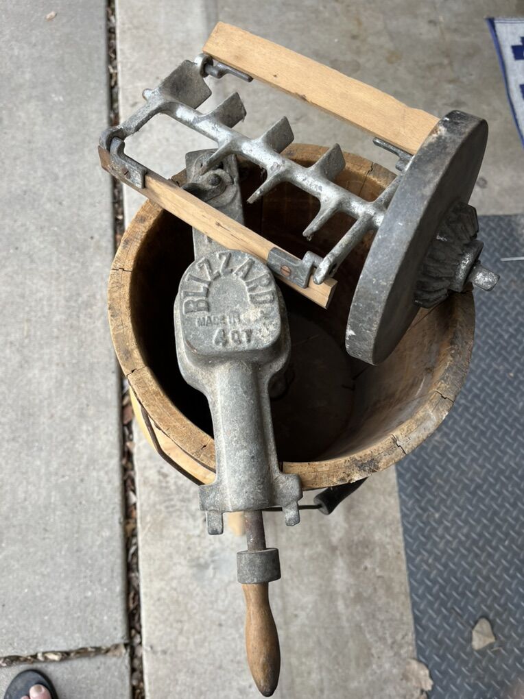 Vintage Ice Cream Churn