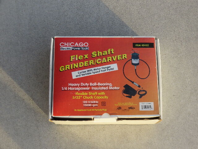 Chicago Electric Power Tools Flexible Shaft Grinder and Carver
