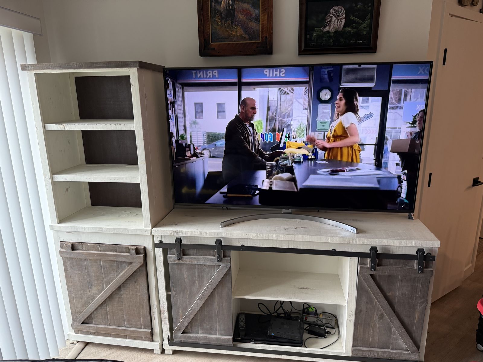 Rustic Farmhouse TV Console and Furniture