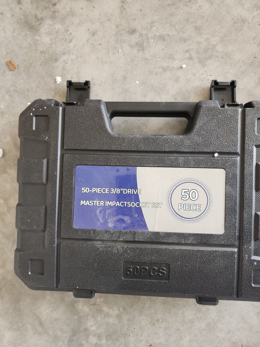 50 piece SAE and metric deep socket impact set