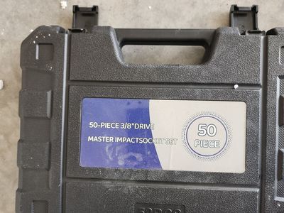 50 piece SAE and metric deep socket impact set