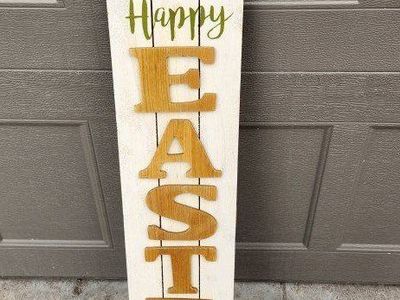 "Happy Easter" Art Piece