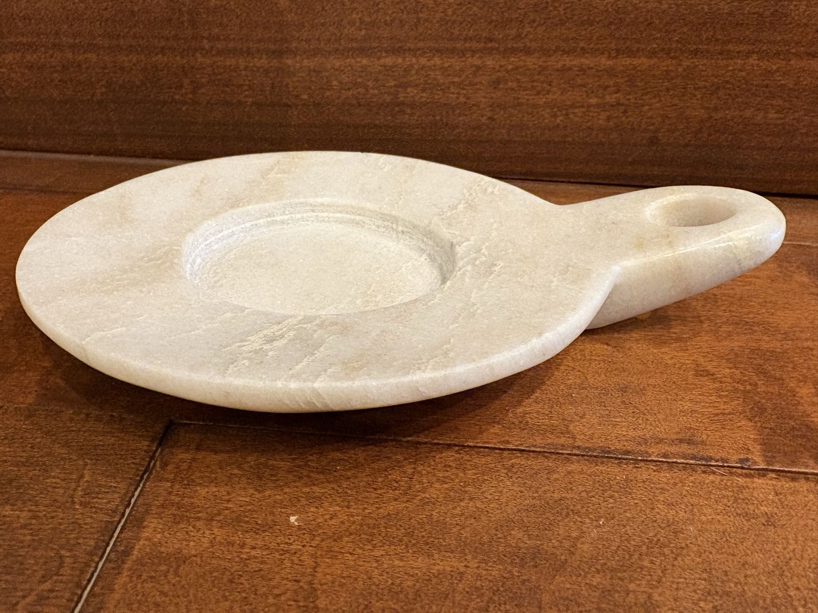 New Creative Co-Op Marble Dish w/ Handle - 3 Available 