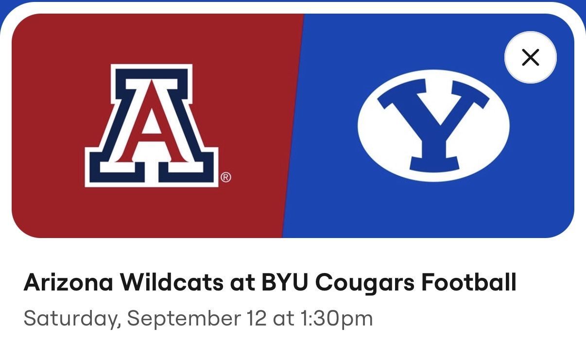 BYU vs Arizona Football Sept 12