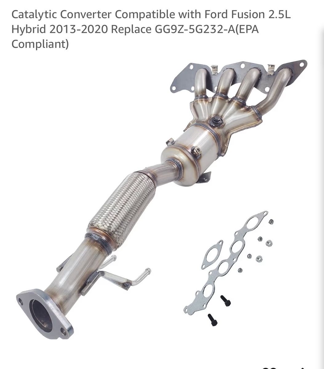 2013-2020 Ford Fusion Catalytic Converter