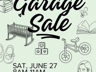 Baby & Toddler Garage Sale | Sat 8-11am | Passing the savings on to you!!