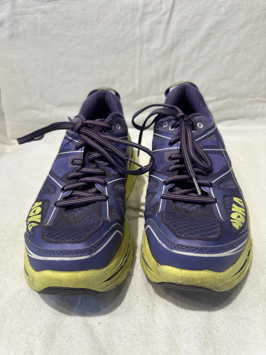 Hoka Stinson 3 Wmns  9 purple/yellow running shoes