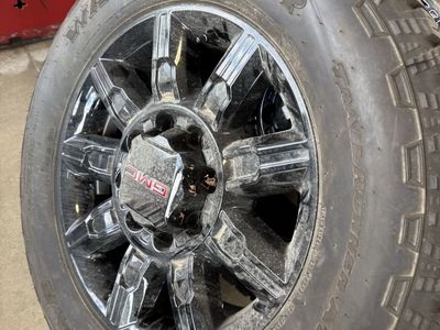 GMC Factory 20 inch Wheels with Goodyear Wrangler TrailRunner AT Tires