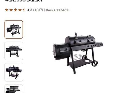 Oklahoma Joe's Combo Grill And Smoker