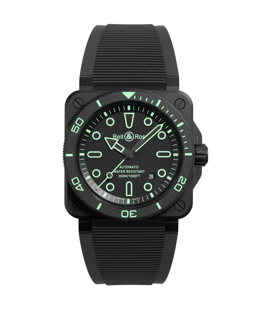 New * Bell&Ross BR-03 Divers Lum Outline