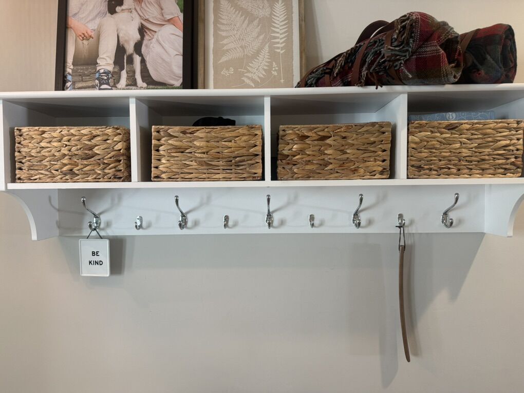4 Wicker Storage Baskets