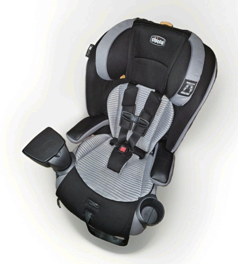 Clean Like-New! Chicco MyFit Deluxe Zip Air Harness/Belt-Positioning Car Seat Toddler-to-Kid Convertible