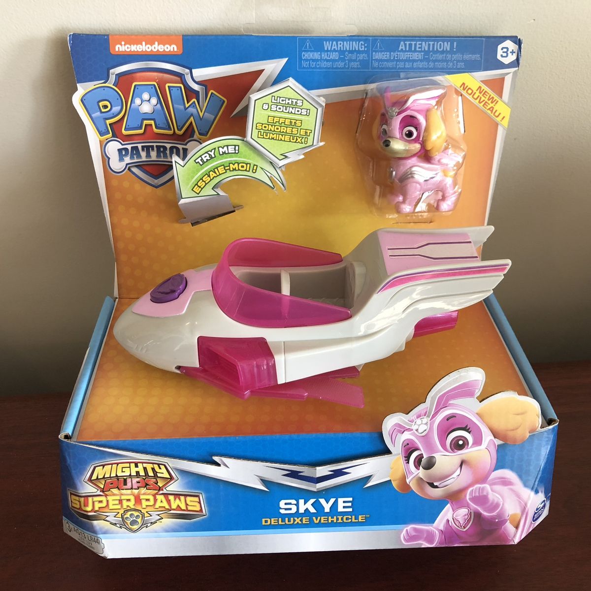 New! Skye Deluxe Vehicle - from the Mighty Pups Super Paws Paw Patrol Series
