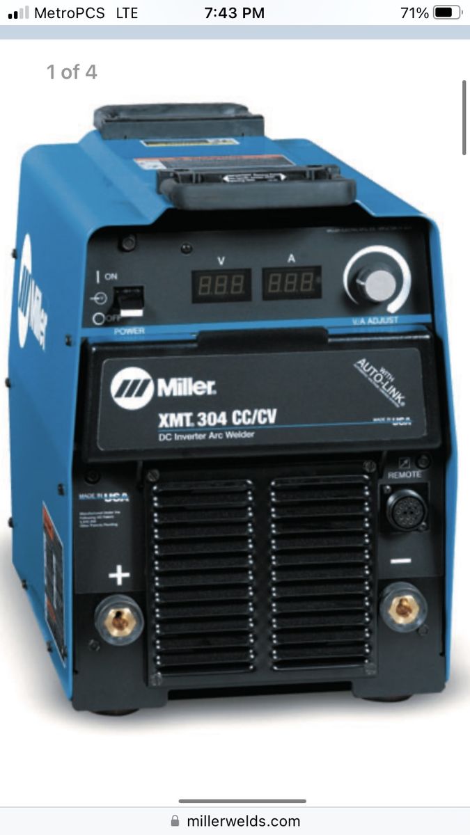 Miller XMT Multiprocess welder w/ wire feeder