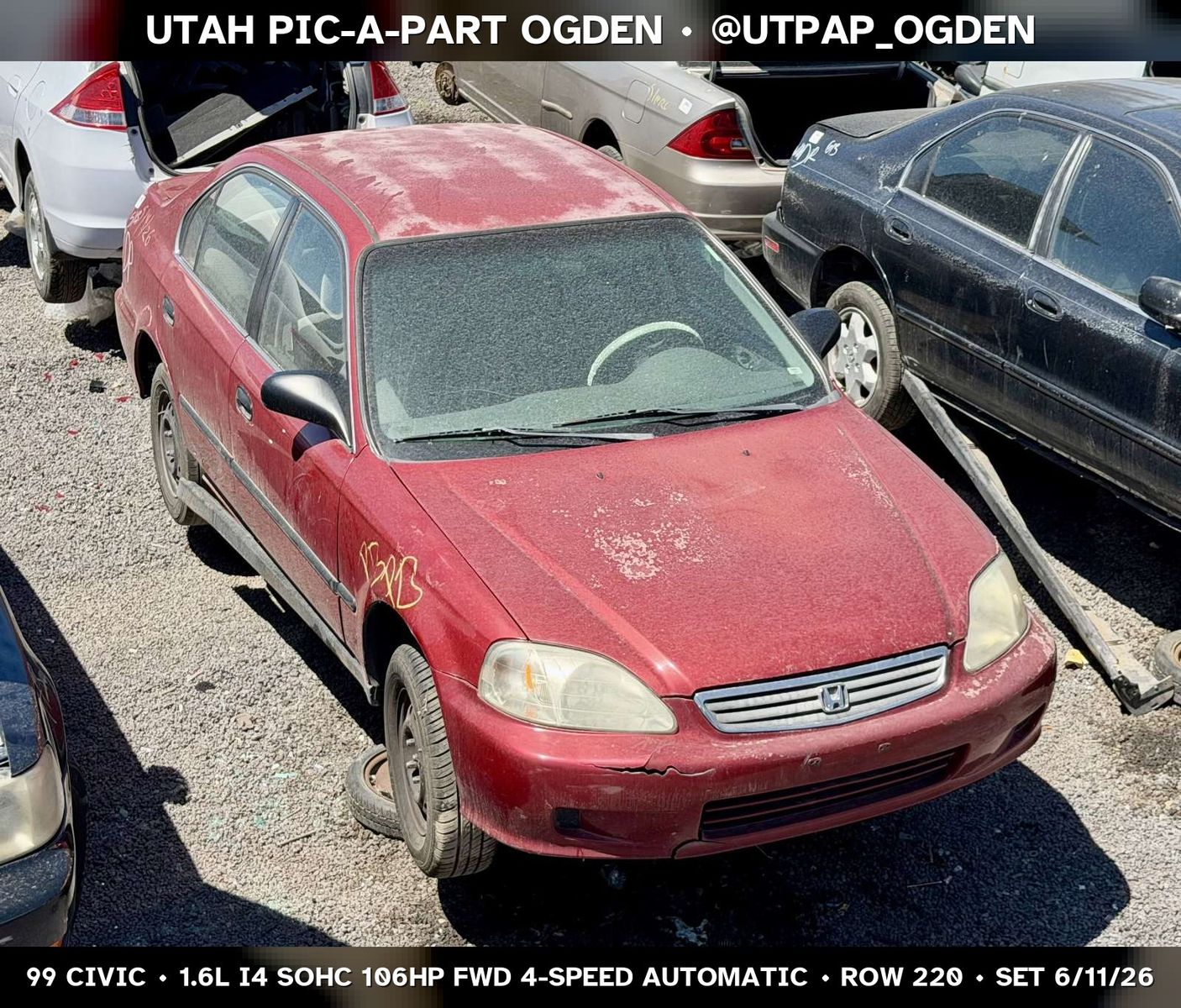 1999 Honda Civic EK Parts - UTPAP Ogden