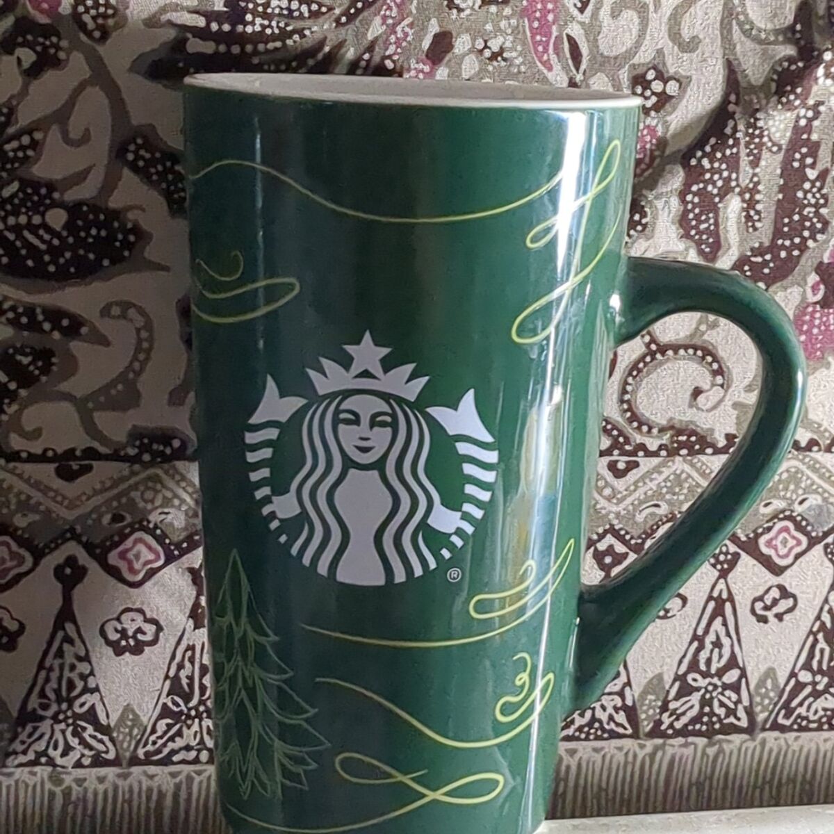 2020 Christmas Starbucks green mug