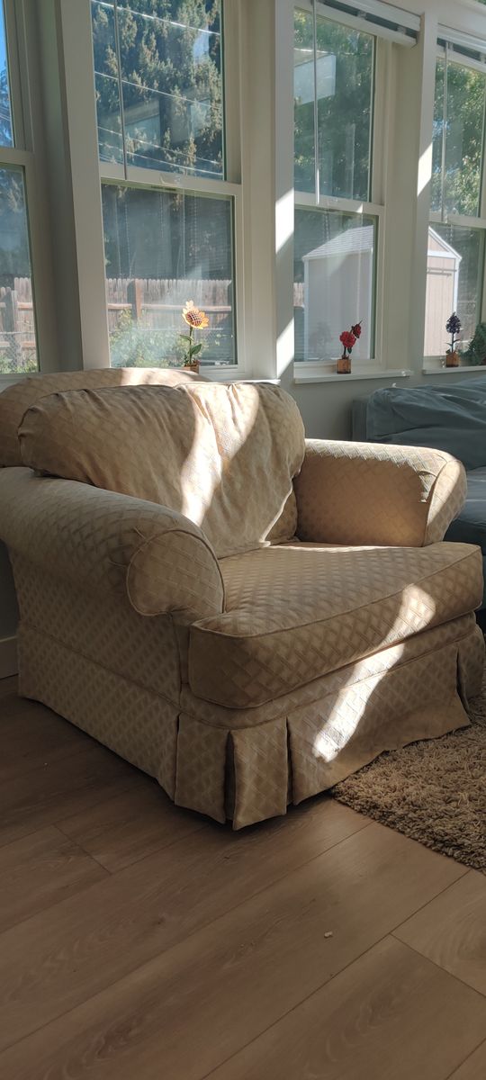Large overstuffed chair