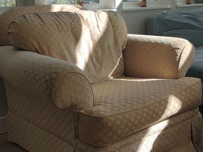 Large overstuffed chair