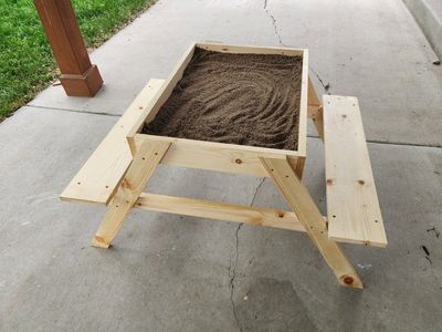 Kids Sandbox Picnic Tables