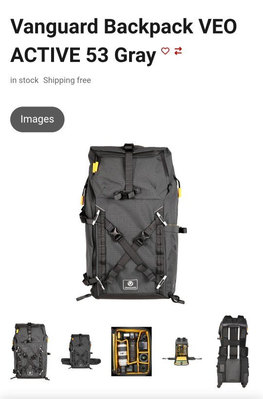 Vanguard 53 Backpack Photography...