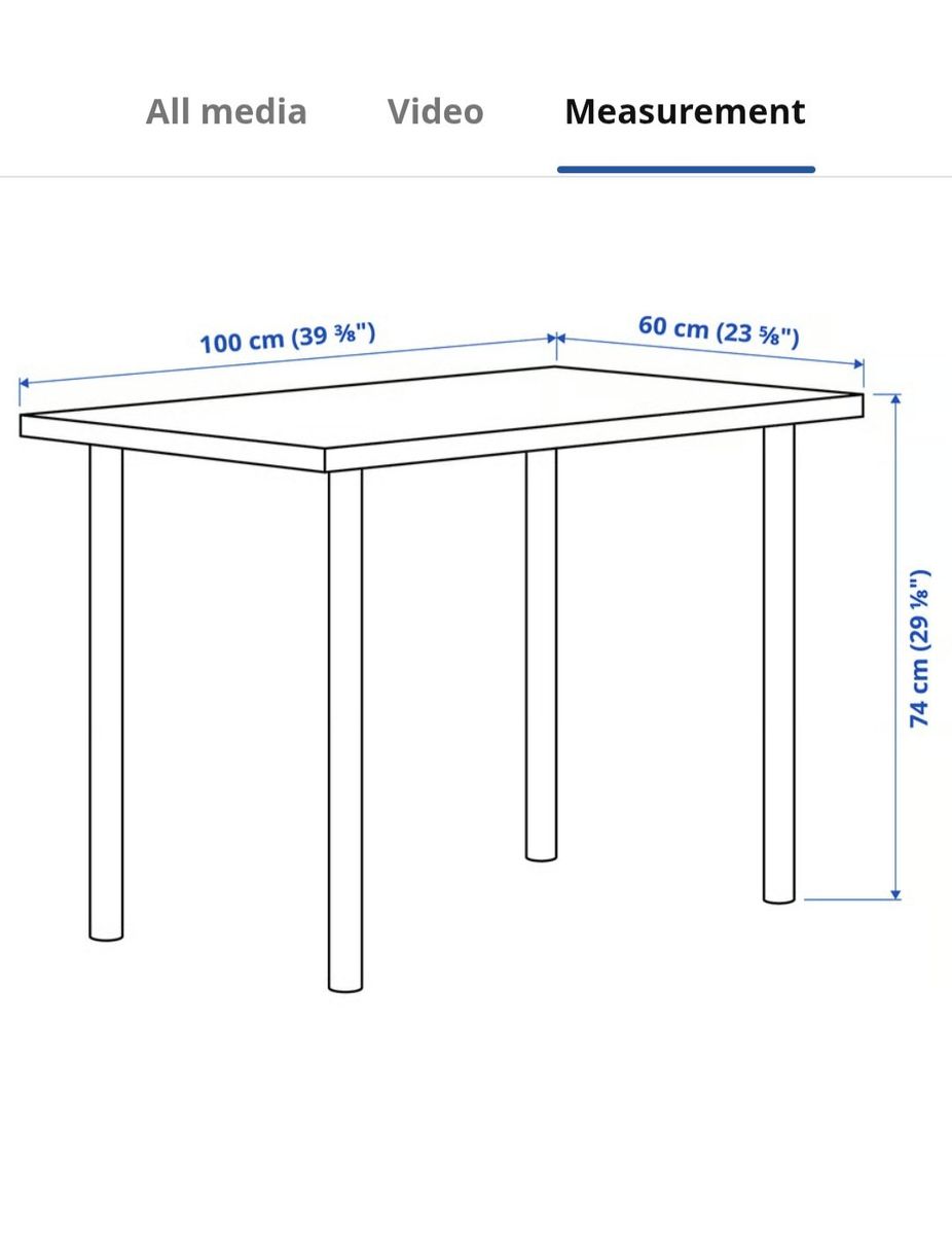 Ikea LINNMON / ADILS desk table