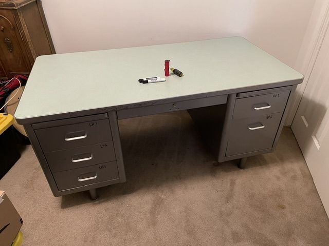 Steelcase metal Desk