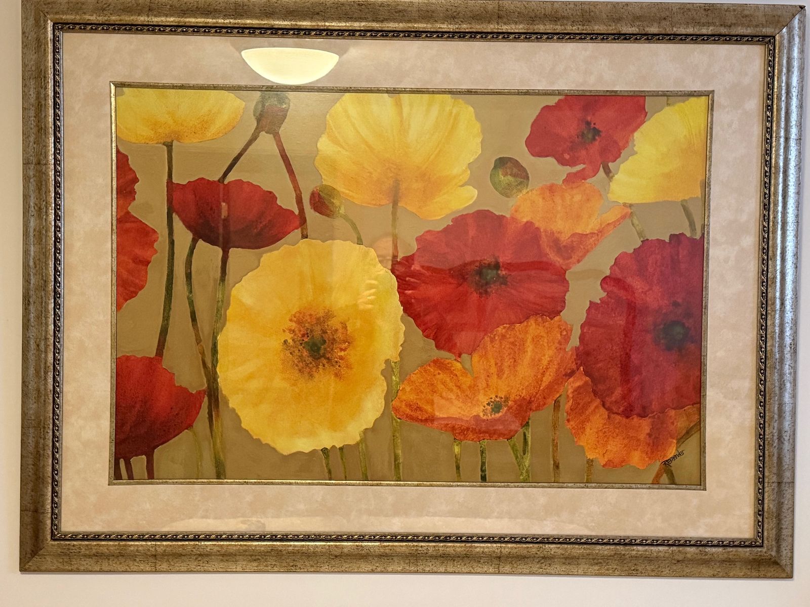 Poppies Large Print