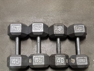 dumbbells 170 pounds