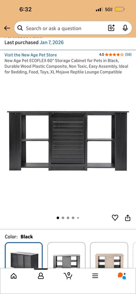 New Age 60 Black enclousure Stand