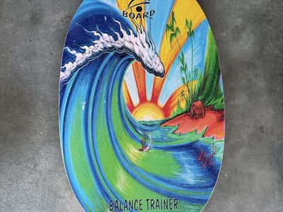 Indo Board Original Balance Trainer Deck - Surf Art Graphic Board only