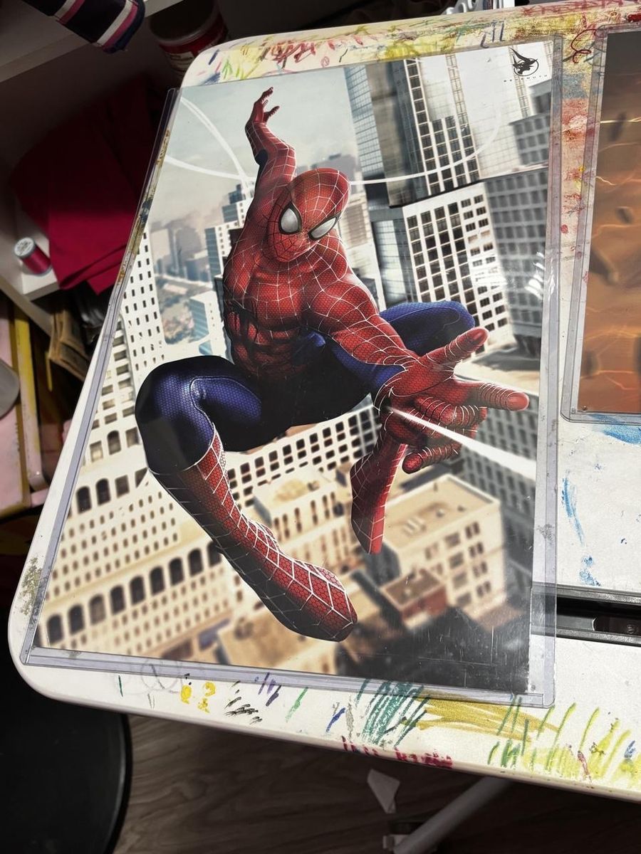 Spider-Man 17 x 11 Print Behemuth Team Inspired By Marvel Comics In Protective Plastic Sleeve