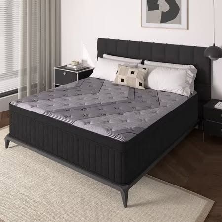 King Size 12" Gel Memory Foam Hybrid Mattress