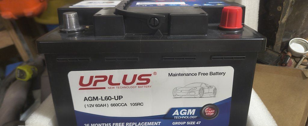 12volt 60ah 660cca  105r7 group 47