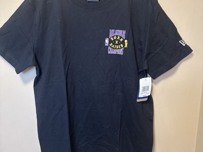 Born X Raised x New Era LA Lakers 2020 Champions T-Shirt Black NWT Size L