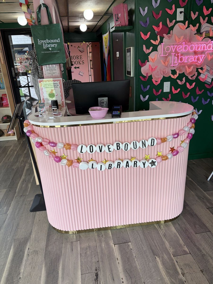 Cute Pink Reception/retail Counter